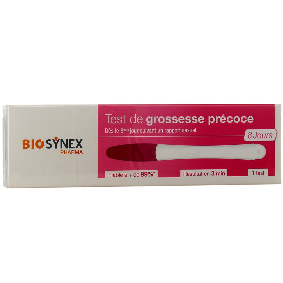 Biosynex Test de Grossesse Précoce 8 Jours – 1 test