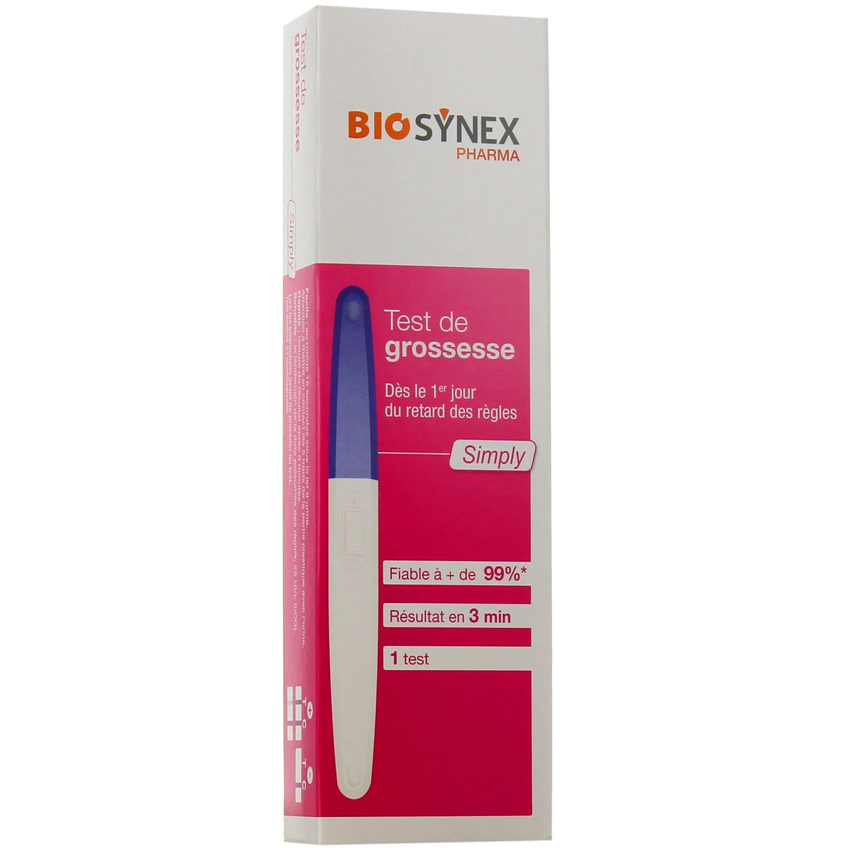 Biosynex Test de Grossesse Simply – 1 test