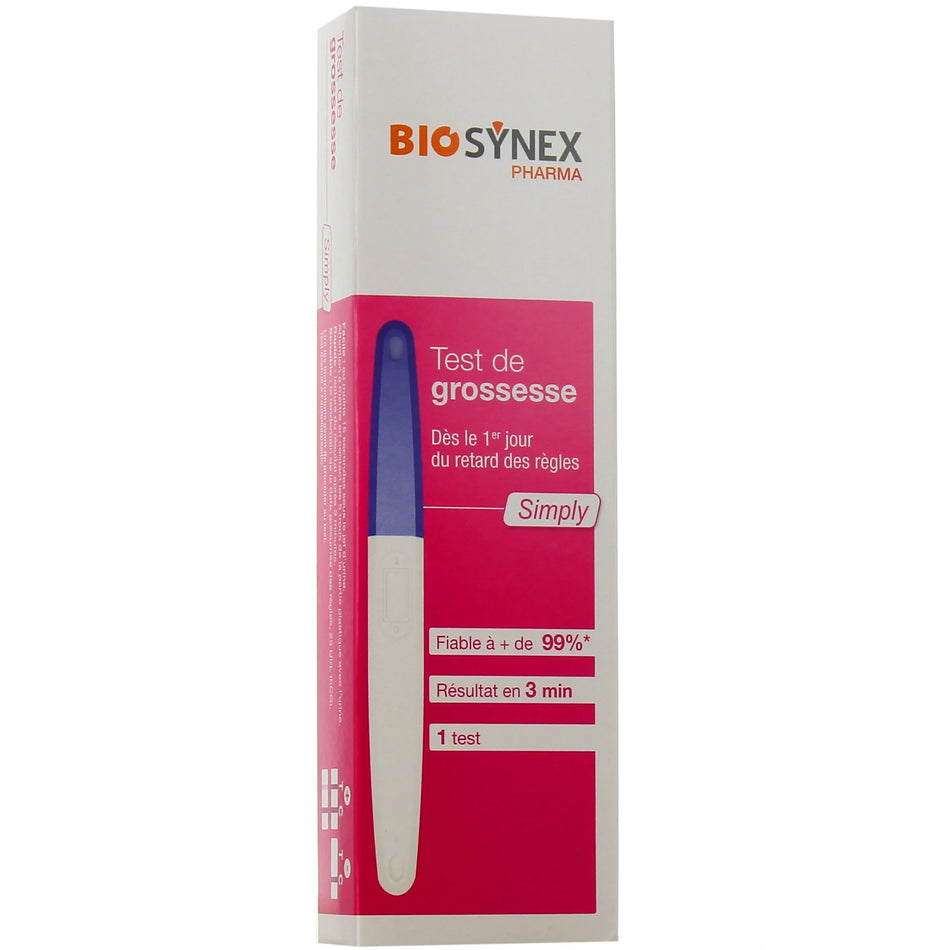 Biosynex Test de Grossesse Simply – 1 test