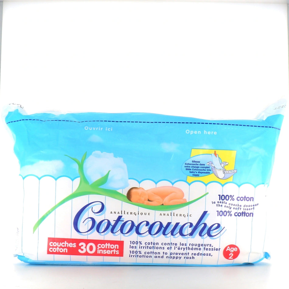 Cotocouche Couches 2ème Âge Paquet de 30
