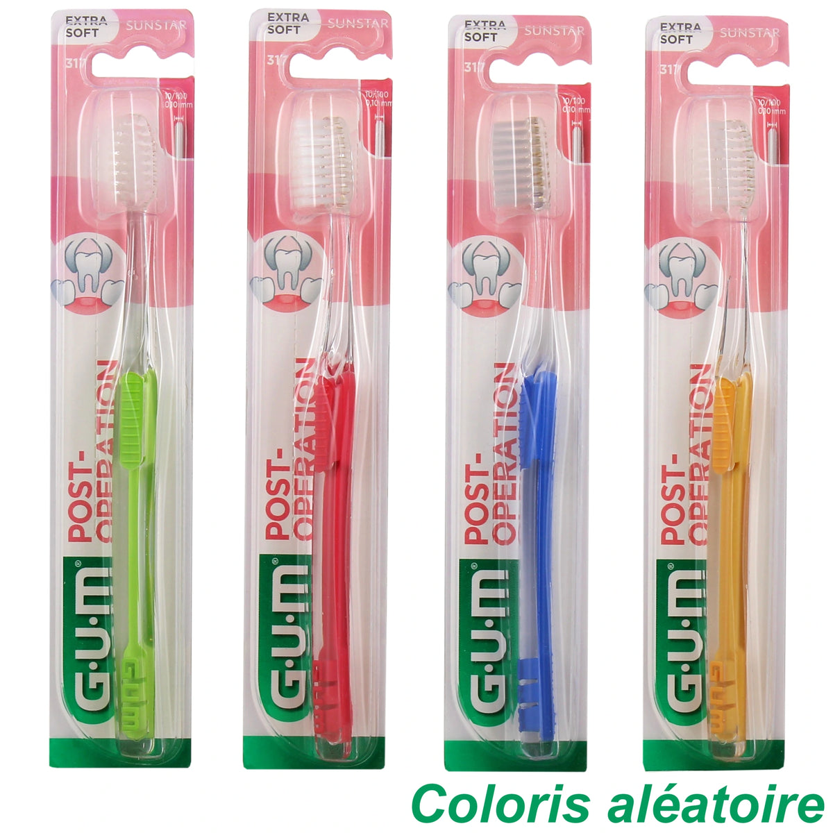 GUM Delicate Post-Opératoire 317 Brosse à Dents 10/100