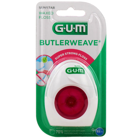 GUM ButlerWeave Fil Dentaire Ciré 1155