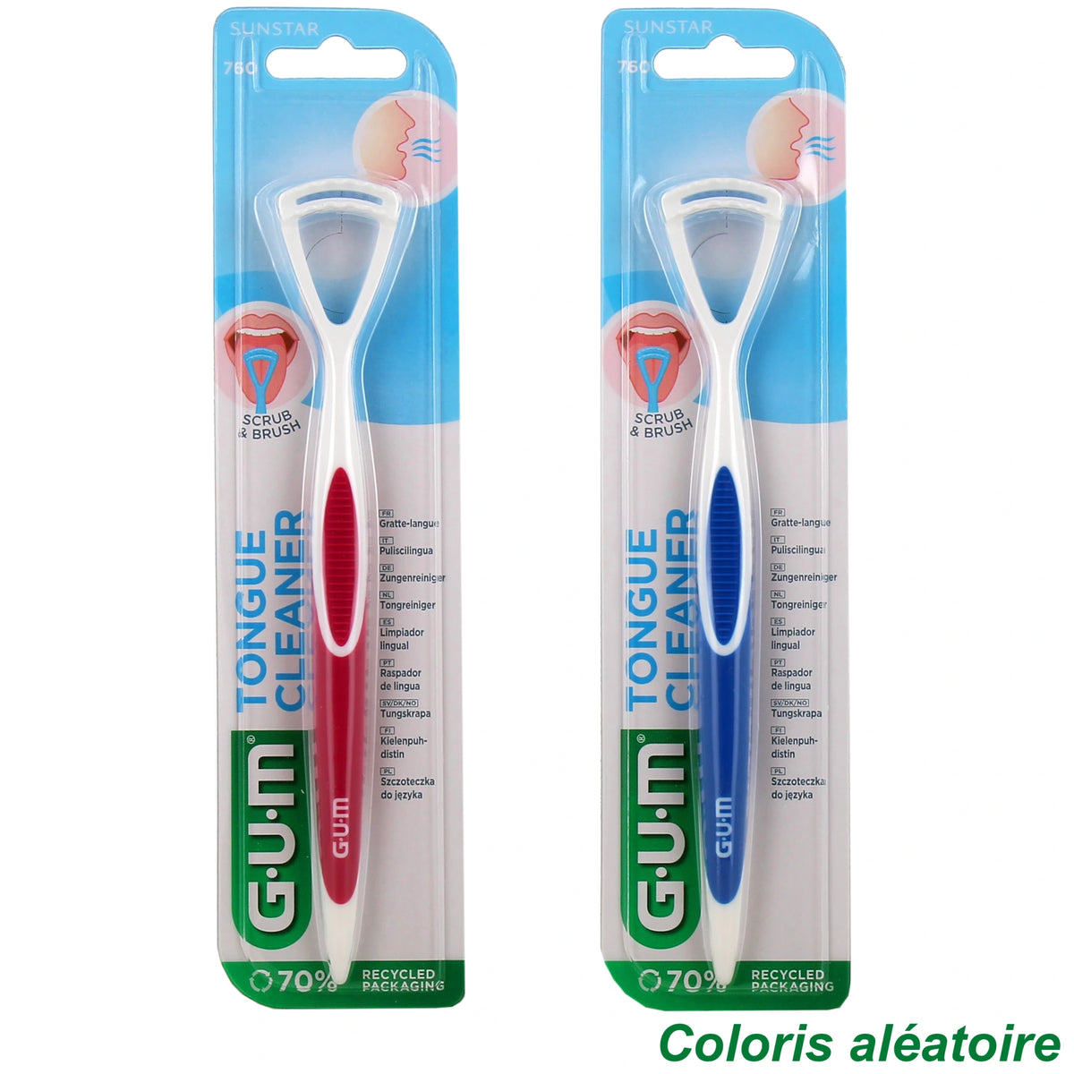 GUM Gratte-Langue Double Action 760