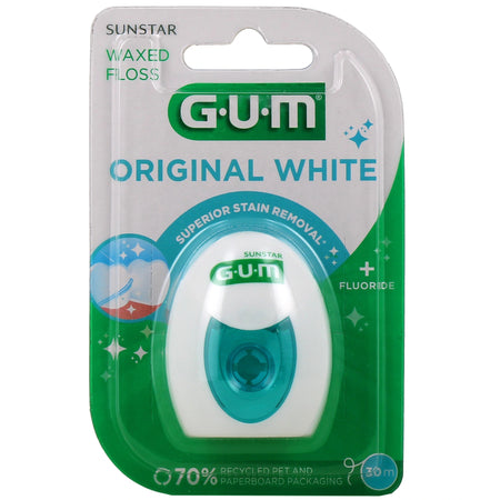 GUM Original White Fil Dentaire 2040 – 30 m
