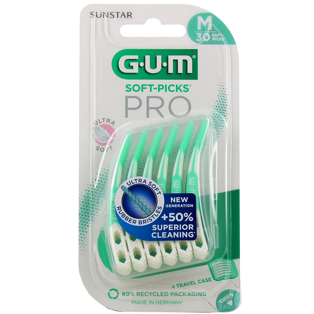 GUM Soft-Picks Pro 690 Medium – 30 bâtonnets