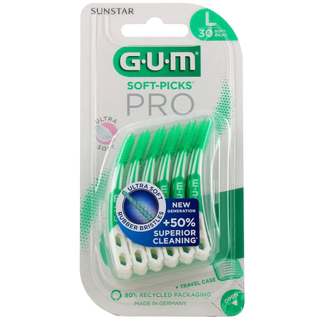 GUM Soft-Picks Pro Large – 30 bâtonnets