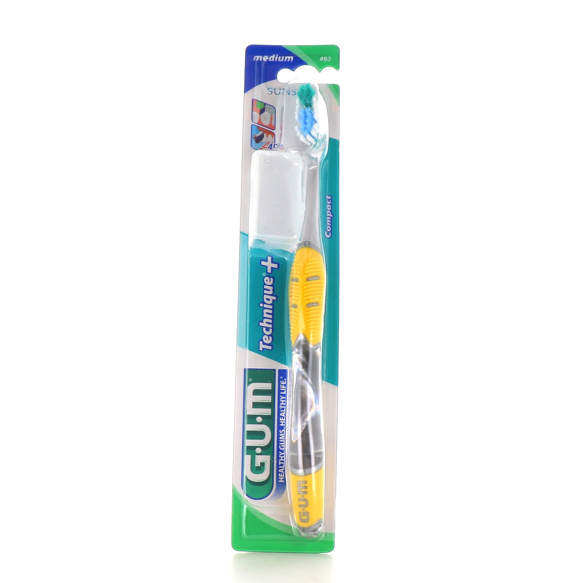 GUM Technique+ 490 Brosse à Dents Souple