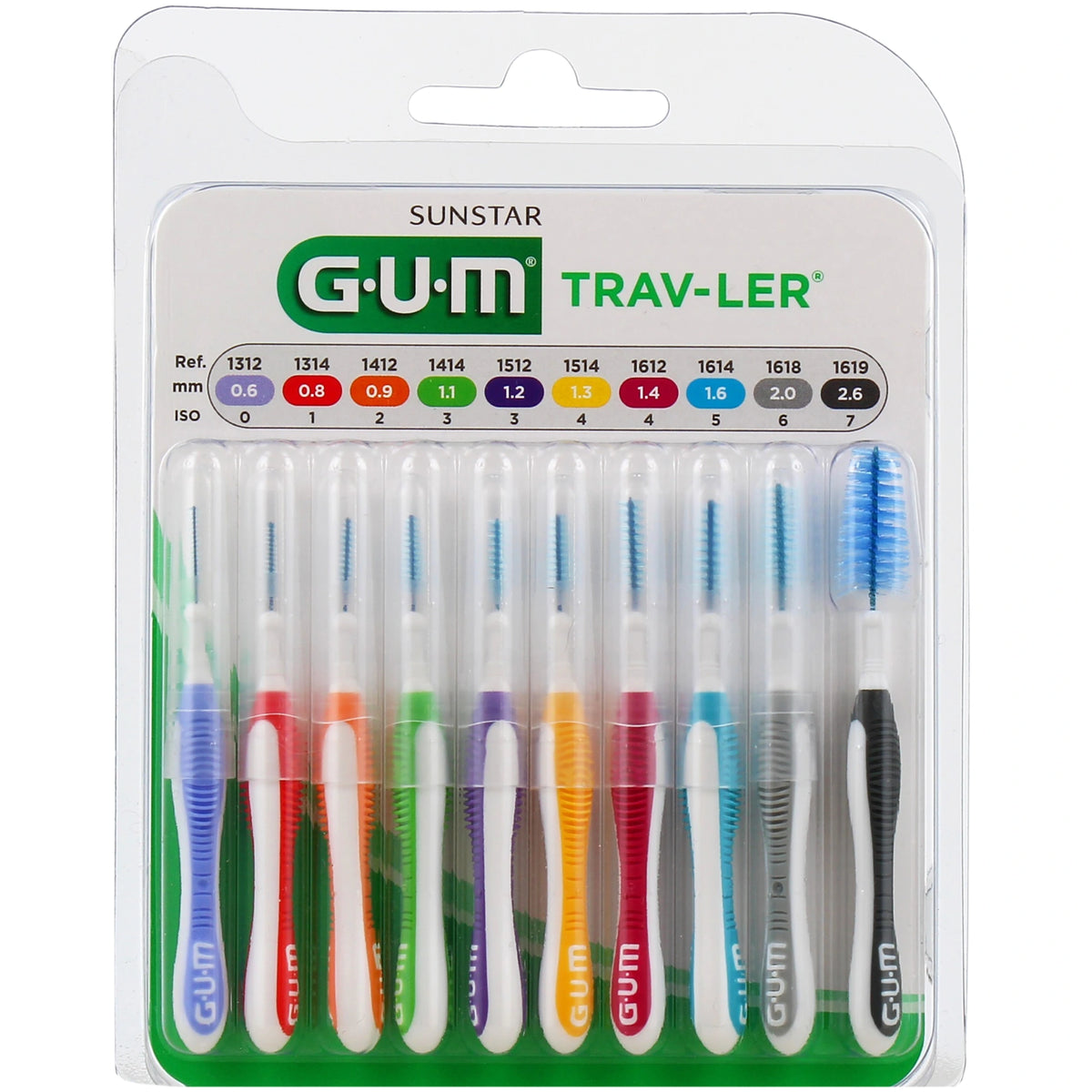 GUM Trav-ler Multipack 1699 Brossettes Interdentaires Assorties
