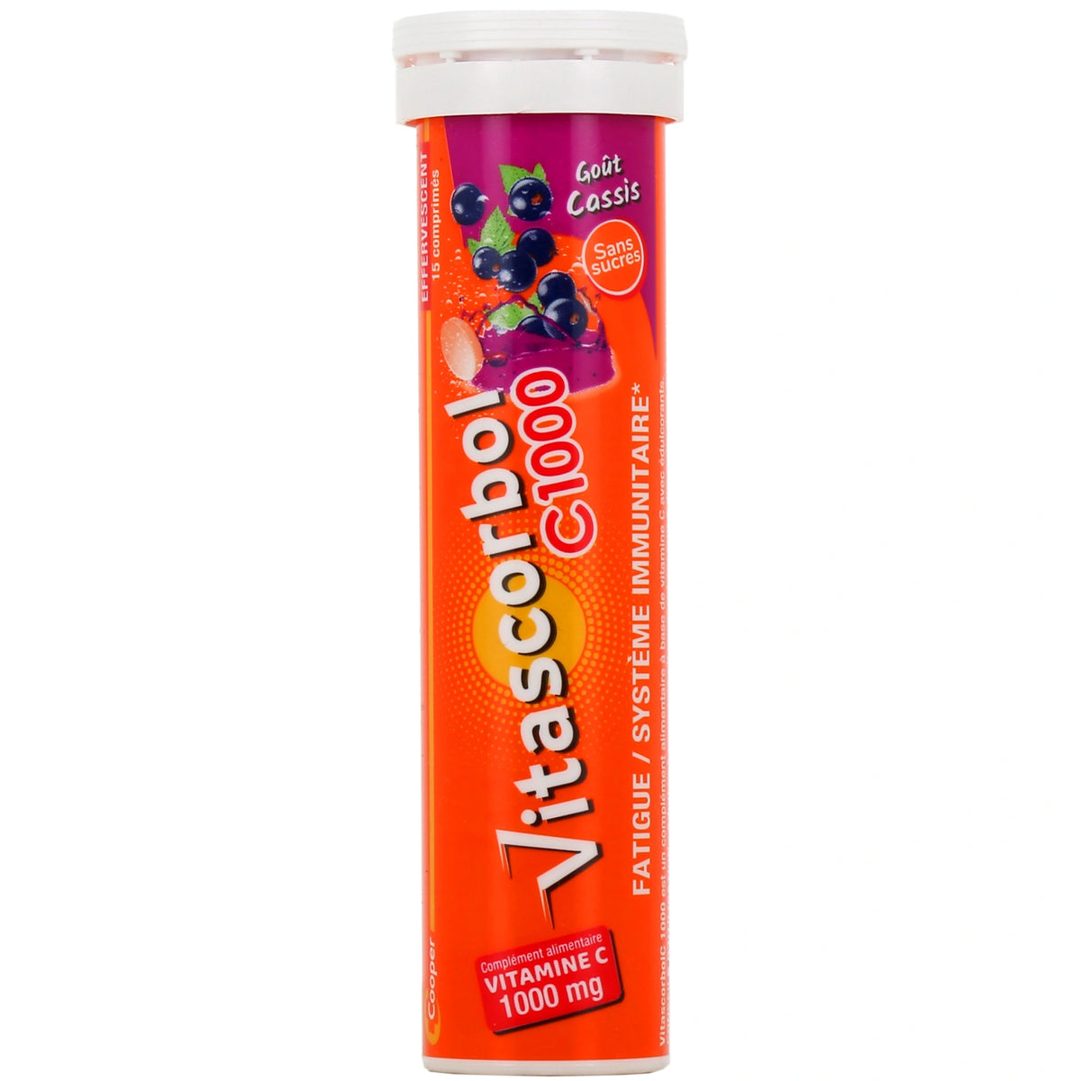 Vitascorbol Vitamine C 1000 – 20 Comprimés Effervescents