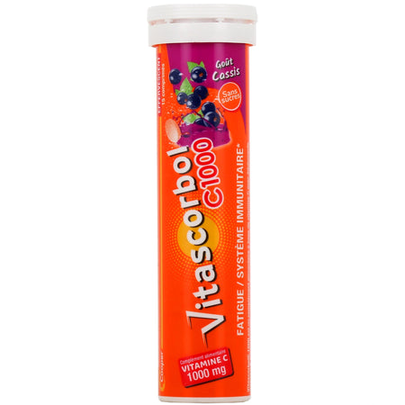Vitascorbol Vitamine C 1000 – 20 Comprimés Effervescents
